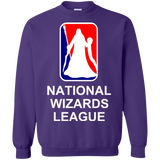 Sweatshirts Purple / Small National Wizards League Crewneck Sweatshirt