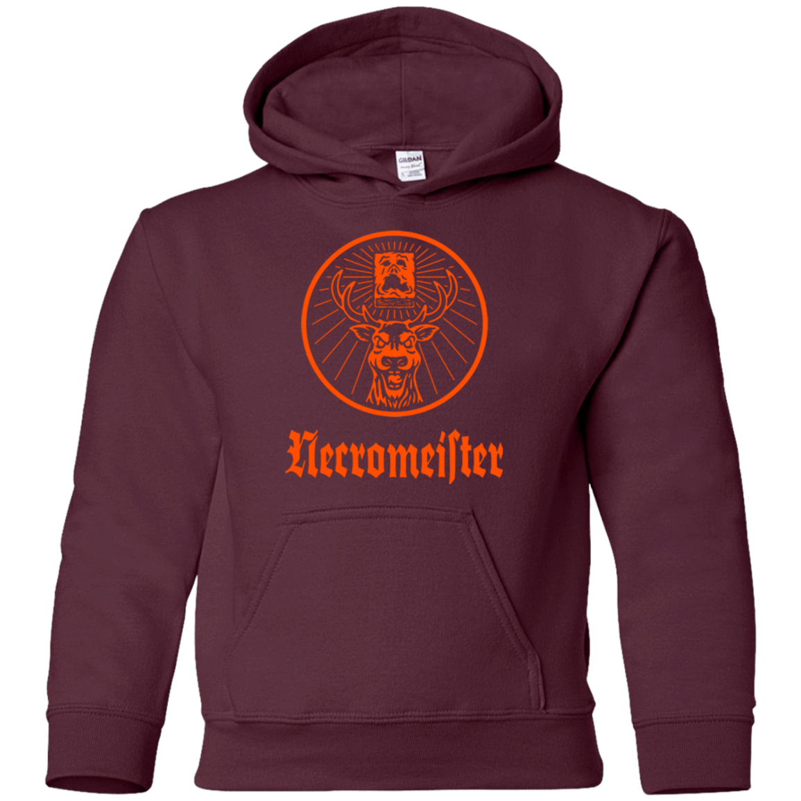 Sweatshirts Maroon / YS NECROMEISTER Youth Hoodie