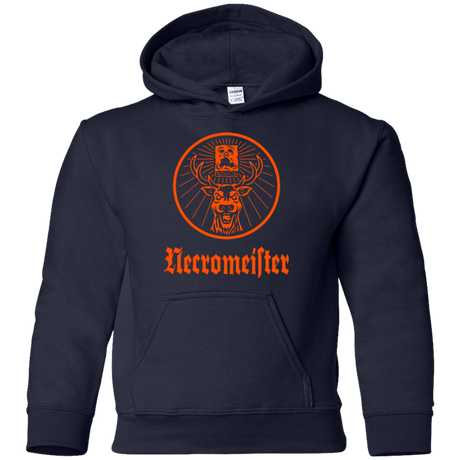 Sweatshirts Navy / YS NECROMEISTER Youth Hoodie