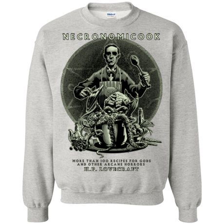 Sweatshirts Ash / Small Necronomicook Crewneck Sweatshirt