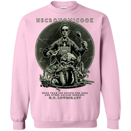Sweatshirts Light Pink / Small Necronomicook Crewneck Sweatshirt