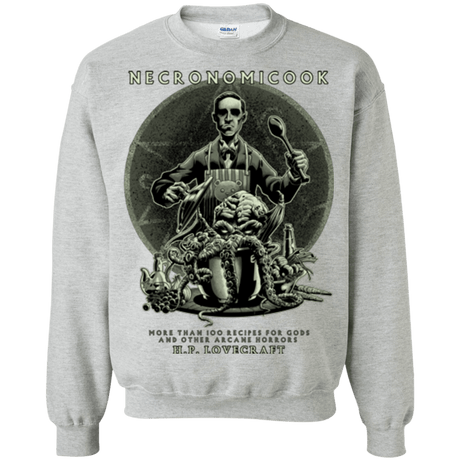 Sweatshirts Sport Grey / Small Necronomicook Crewneck Sweatshirt