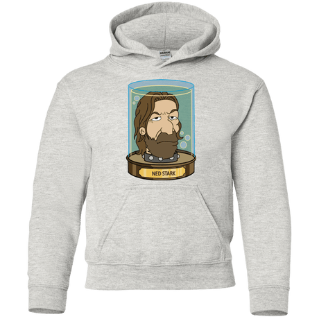Sweatshirts Ash / YS Ned Stark Head Youth Hoodie