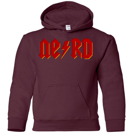 Sweatshirts Maroon / YS NERD Youth Hoodie