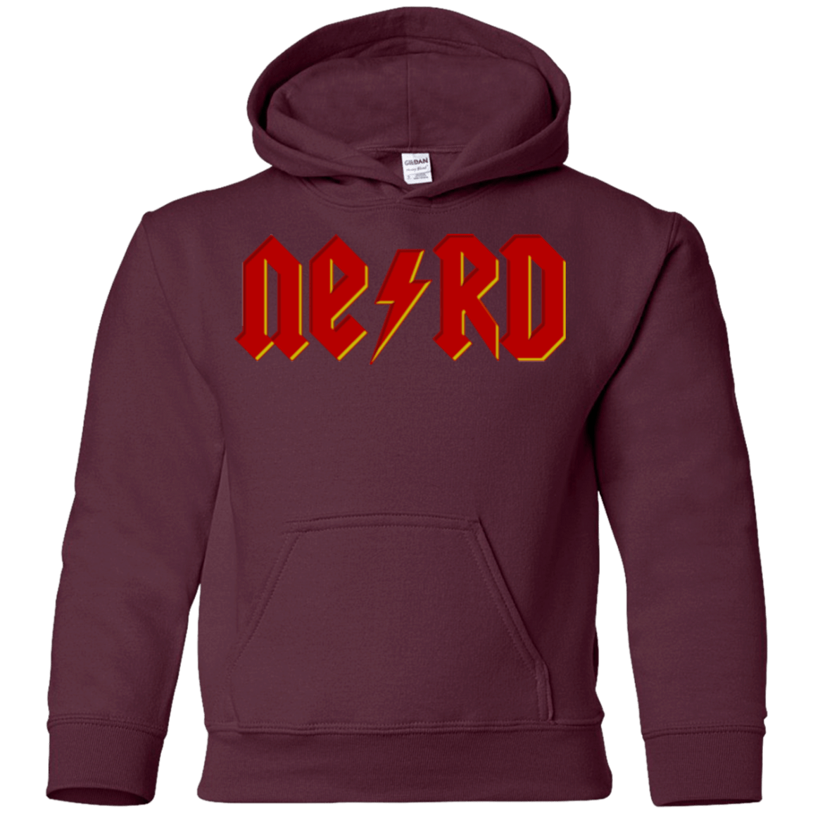 Sweatshirts Maroon / YS NERD Youth Hoodie