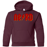 Sweatshirts Maroon / YS NERD Youth Hoodie