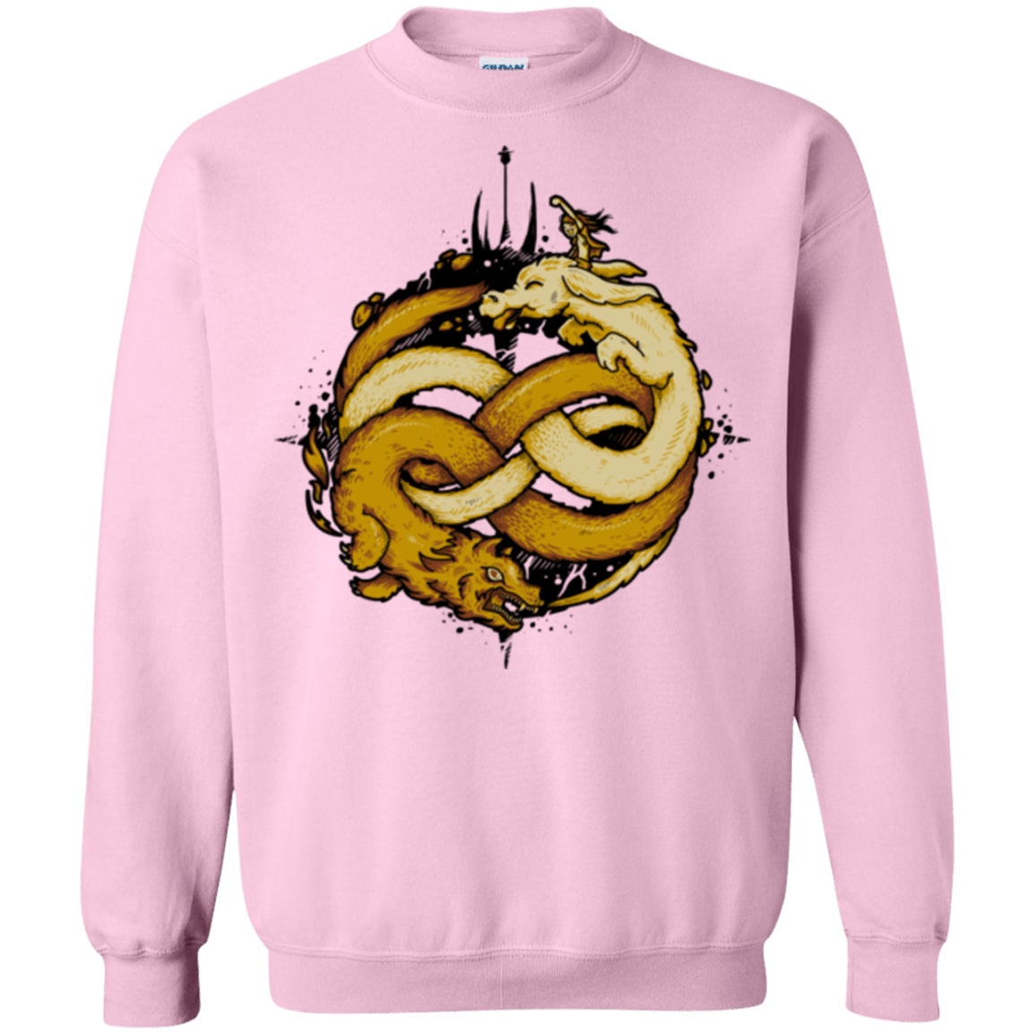 Sweatshirts Light Pink / Small NEVERENDING FIGHT Crewneck Sweatshirt