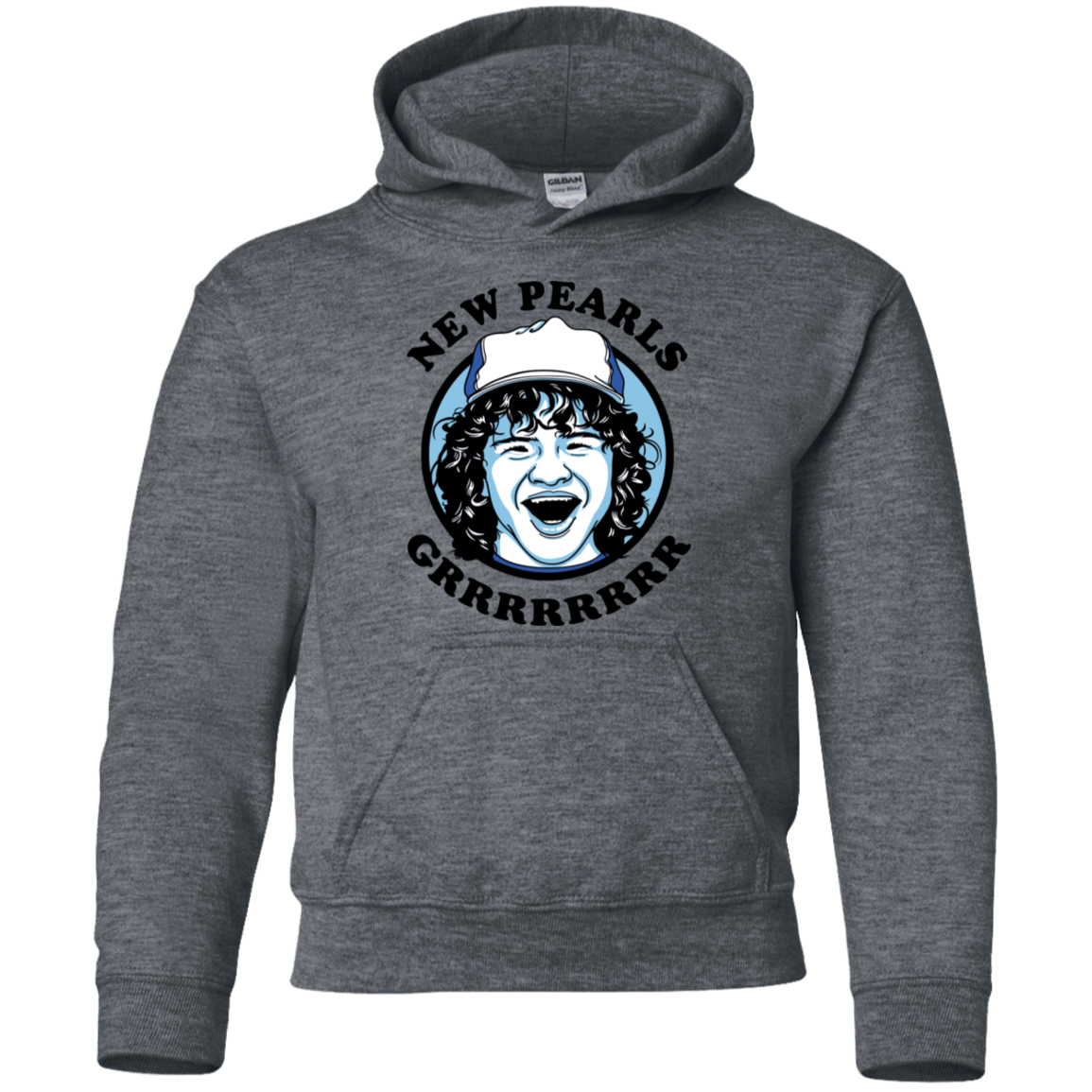 Sweatshirts Dark Heather / YS New Pearls Youth Hoodie