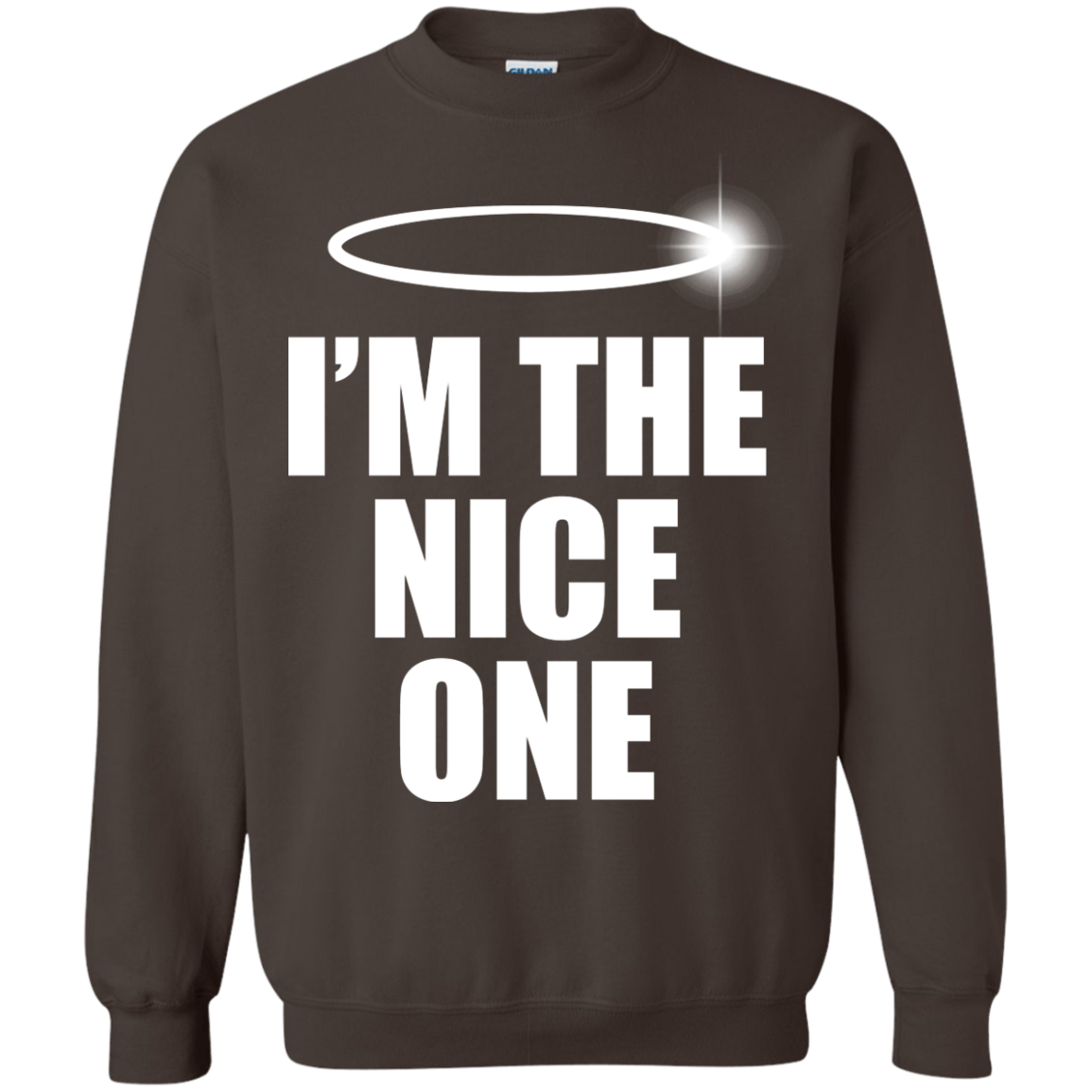 Sweatshirts Dark Chocolate / Small Nice One Crewneck Sweatshirt