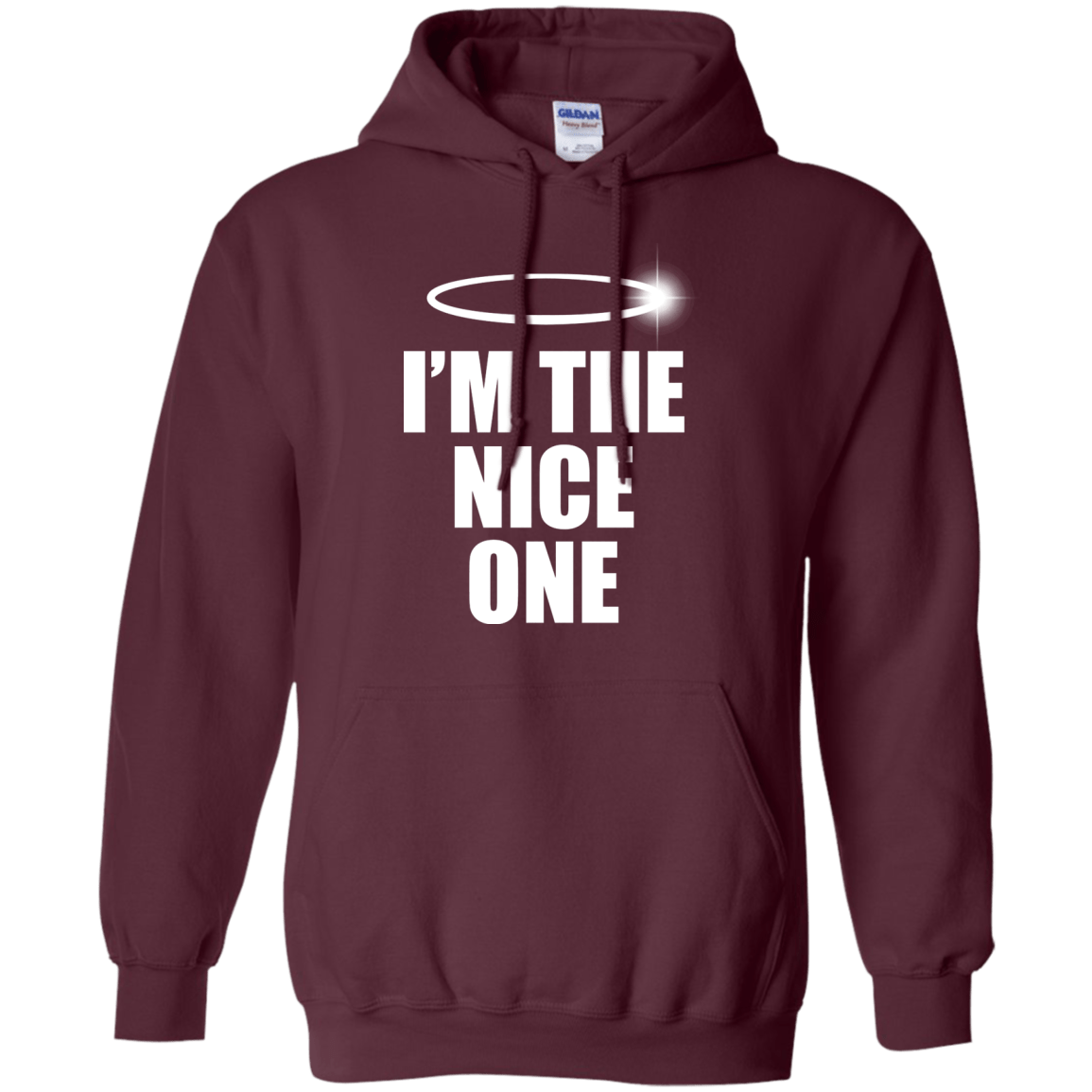 Sweatshirts Maroon / Small Nice One Pullover Hoodie