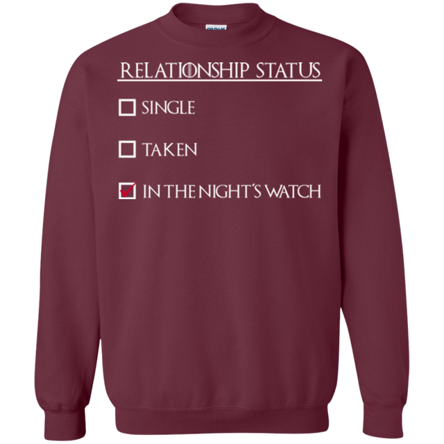 Sweatshirts Maroon / Small Night watchs Crewneck Sweatshirt