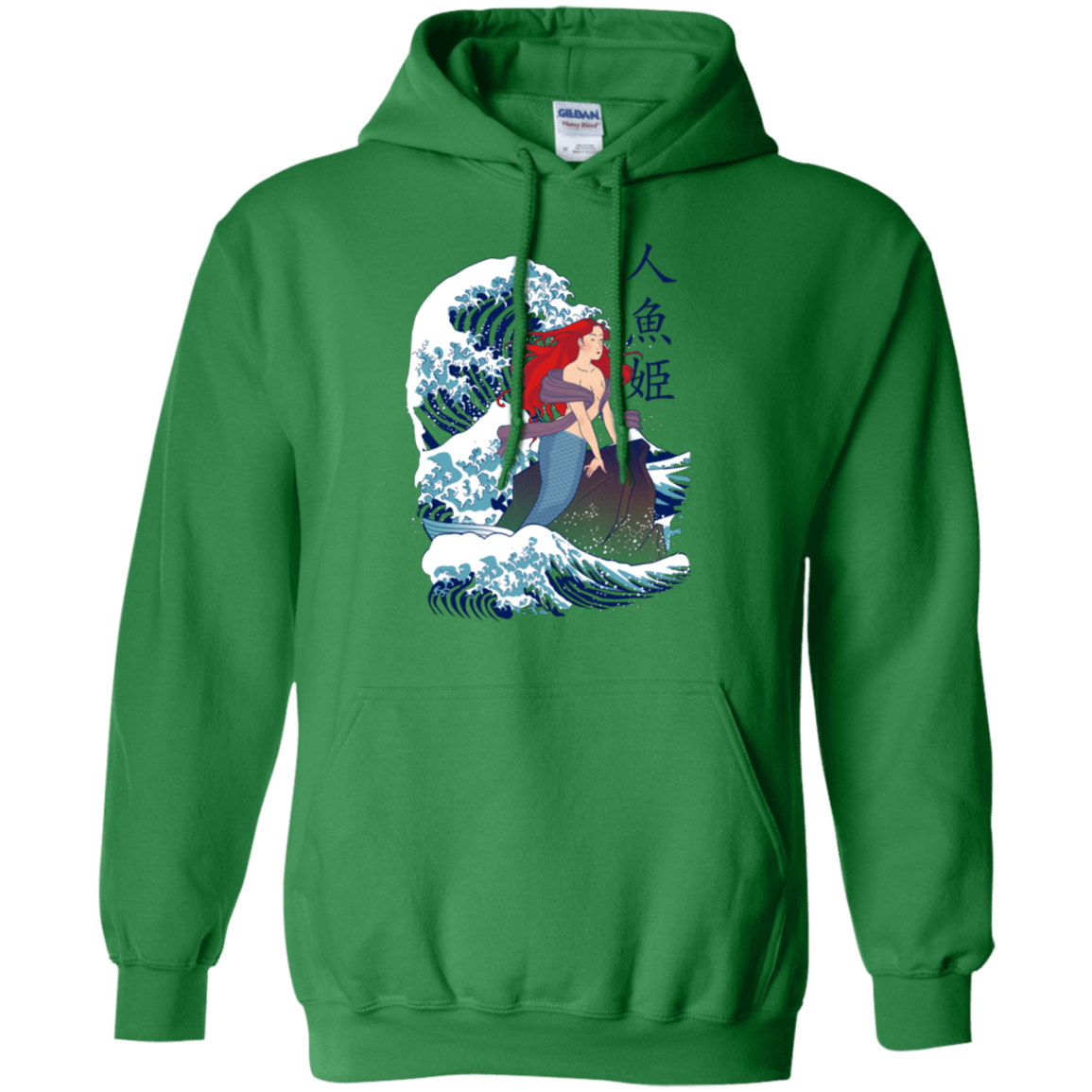Sweatshirts Irish Green / Small Ningyo Hime Pullover Hoodie