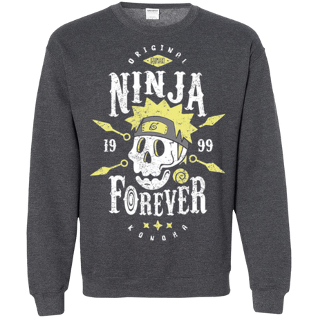 Sweatshirts Dark Heather / Small Ninja Forever Crewneck Sweatshirt