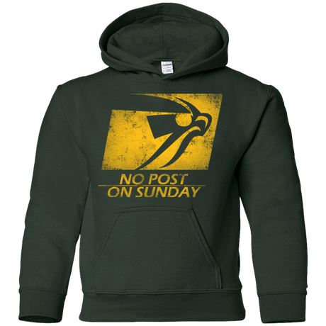 Sweatshirts Forest Green / YS No Post On Sunday Youth Hoodie