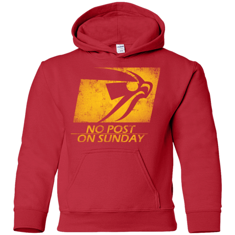 Sweatshirts Red / YS No Post On Sunday Youth Hoodie