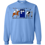 Sweatshirts Carolina Blue / S Nocens Lupus Tardis in the Bayeux Tapestry Crewneck Sweatshirt