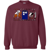 Sweatshirts Maroon / S Nocens Lupus Tardis in the Bayeux Tapestry Crewneck Sweatshirt