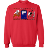 Sweatshirts Red / S Nocens Lupus Tardis in the Bayeux Tapestry Crewneck Sweatshirt