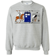 Sweatshirts Sport Grey / S Nocens Lupus Tardis in the Bayeux Tapestry Crewneck Sweatshirt