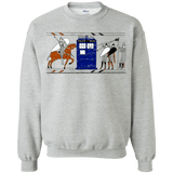 Sweatshirts Sport Grey / S Nocens Lupus Tardis in the Bayeux Tapestry Crewneck Sweatshirt