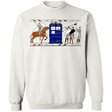 Sweatshirts White / S Nocens Lupus Tardis in the Bayeux Tapestry Crewneck Sweatshirt