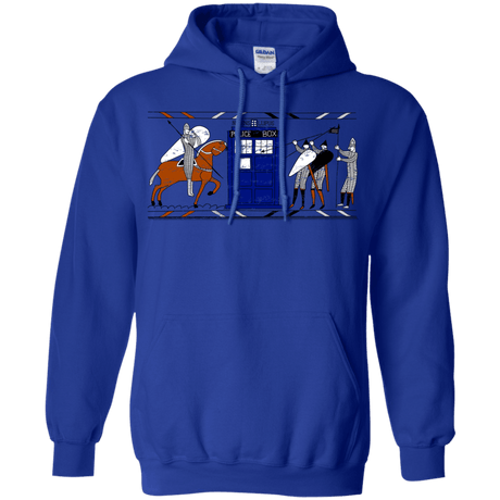 Sweatshirts Royal / S Nocens Lupus Tardis in the Bayeux Tapestry Pullover Hoodie