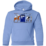 Sweatshirts Carolina Blue / YS Nocens Lupus Tardis in the Bayeux Tapestry Youth Hoodie