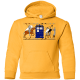 Sweatshirts Gold / YS Nocens Lupus Tardis in the Bayeux Tapestry Youth Hoodie