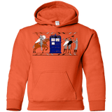 Sweatshirts Orange / YS Nocens Lupus Tardis in the Bayeux Tapestry Youth Hoodie