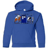 Sweatshirts Royal / YS Nocens Lupus Tardis in the Bayeux Tapestry Youth Hoodie