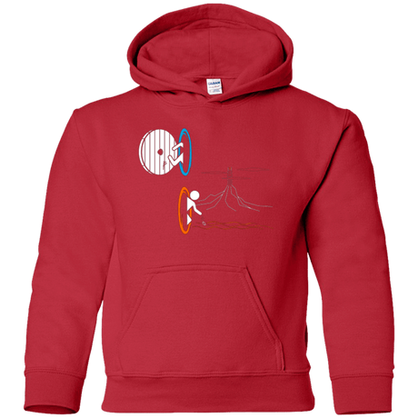 Sweatshirts Red / YS Not a Simply Portal Youth Hoodie