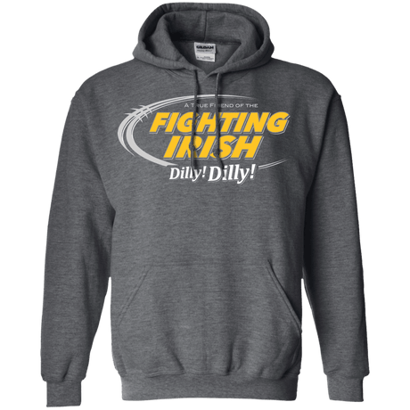 Sweatshirts Dark Heather / Small Notre Dame Dilly Dilly Pullover Hoodie