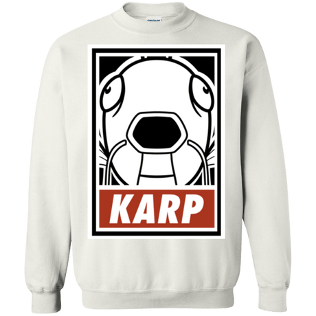 Sweatshirts White / Small Obey Karp Crewneck Sweatshirt