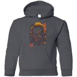 Sweatshirts Charcoal / YS Oni Clown Mask Youth Hoodie
