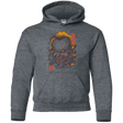 Sweatshirts Dark Heather / YS Oni Clown Mask Youth Hoodie