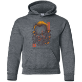Sweatshirts Dark Heather / YS Oni Clown Mask Youth Hoodie