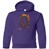 Sweatshirts Purple / YS Oni Clown Mask Youth Hoodie