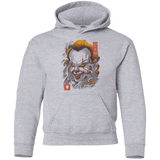 Sweatshirts Sport Grey / YS Oni Clown Mask Youth Hoodie
