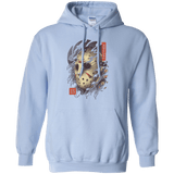 Sweatshirts Light Blue / S Oni Jason Mask Pullover Hoodie