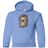 Sweatshirts Carolina Blue / YS Oni Jason Mask Youth Hoodie