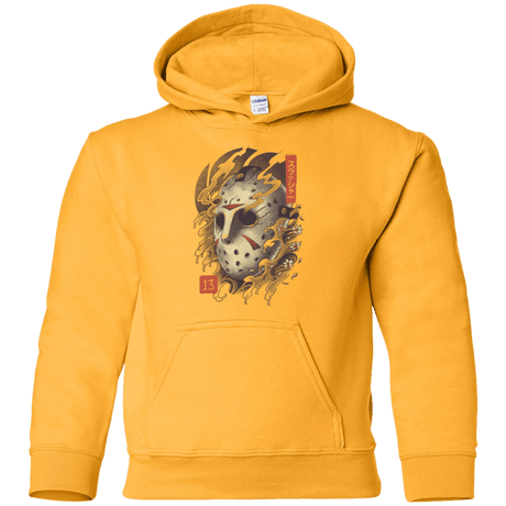 Sweatshirts Gold / YS Oni Jason Mask Youth Hoodie
