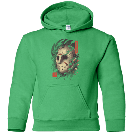 Sweatshirts Irish Green / YS Oni Jason Mask Youth Hoodie