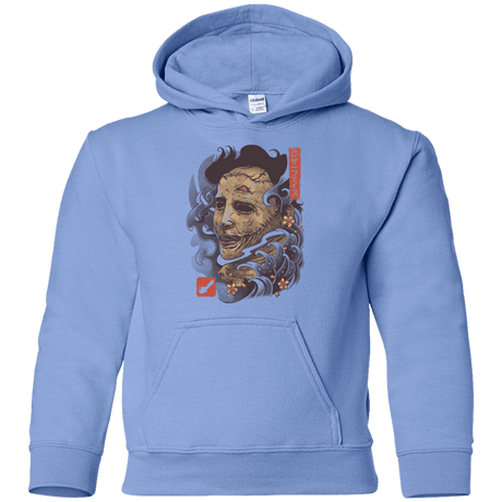 Sweatshirts Carolina Blue / YS Oni Leather Mask Youth Hoodie