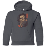 Sweatshirts Charcoal / YS Oni Leather Mask Youth Hoodie