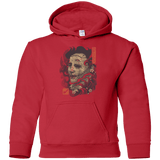 Sweatshirts Red / YS Oni Leather Mask Youth Hoodie
