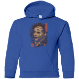 Sweatshirts Royal / YS Oni Leather Mask Youth Hoodie