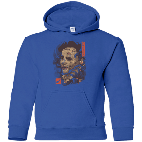 Sweatshirts Royal / YS Oni Leather Mask Youth Hoodie