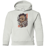 Sweatshirts White / YS Oni Leather Mask Youth Hoodie