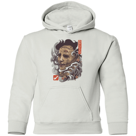 Sweatshirts White / YS Oni Leather Mask Youth Hoodie