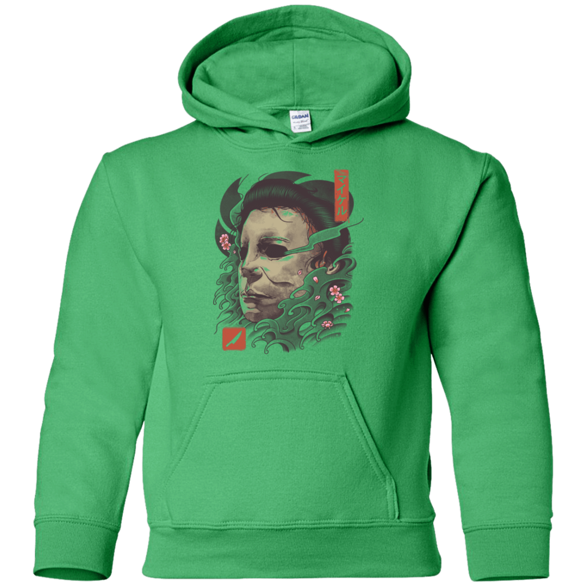 Sweatshirts Irish Green / YS Oni Slasher Mask Youth Hoodie
